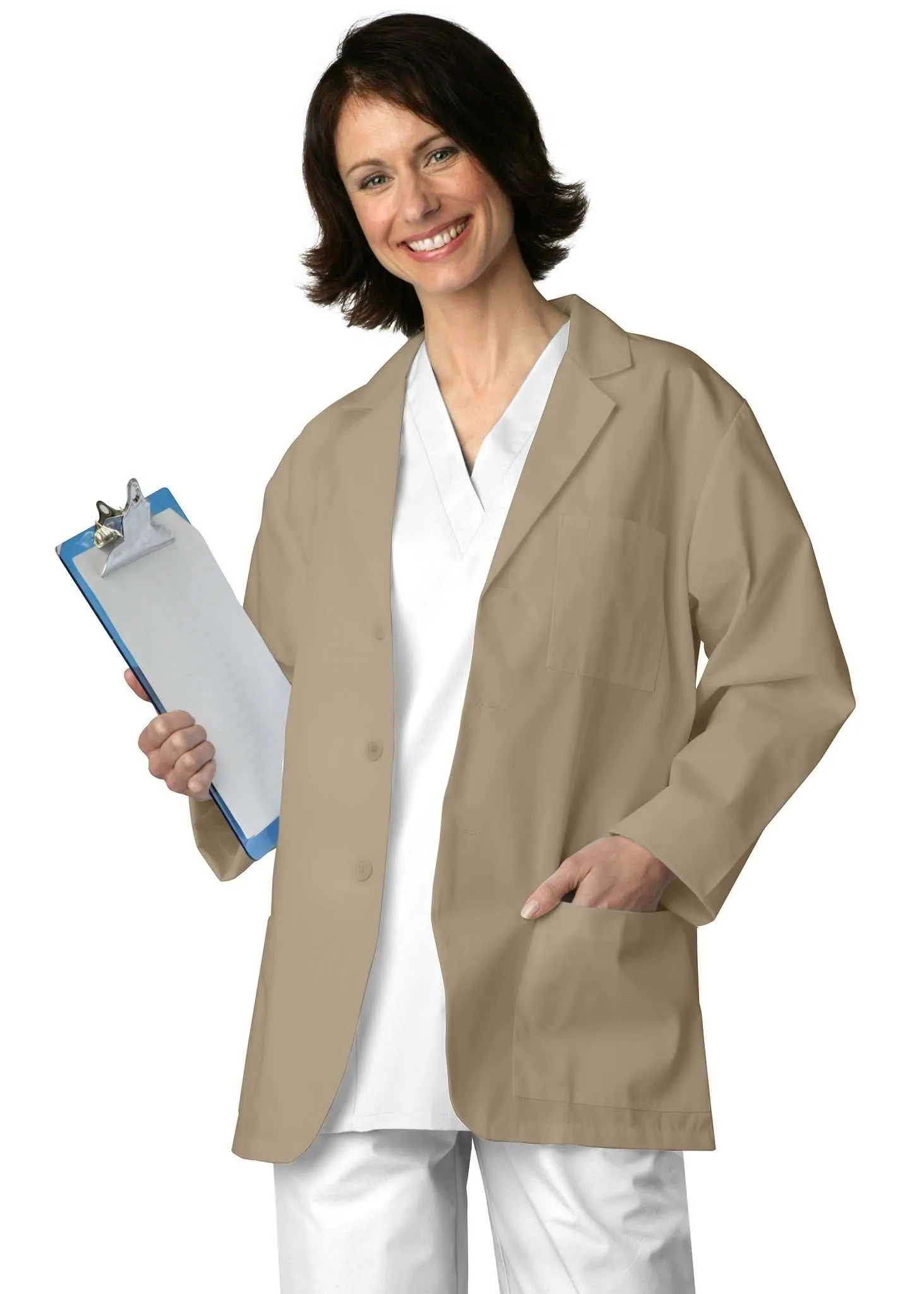 Adar Universal 31" Unisex Classic Consultation Coat