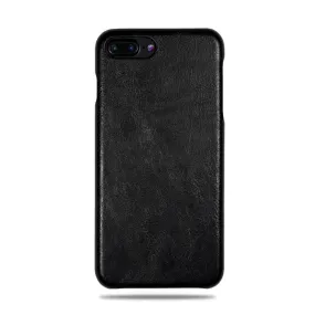 All Black iPhone 8 Plus / iPhone 7 Plus Leather Case