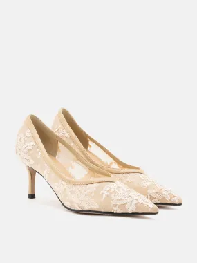 Ariella Lace Stiletto Pumps