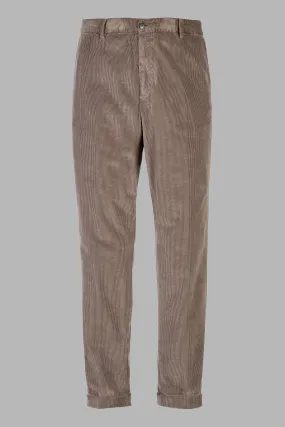 BG61 - Pantalone tasca america in velluto 1000 righe cotone/modal