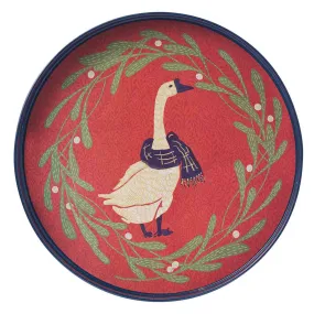 Goose 15 Inch Round Tray