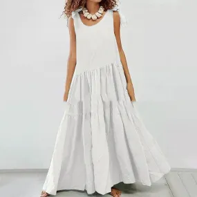 Loose Fit Maxi Boho Dress