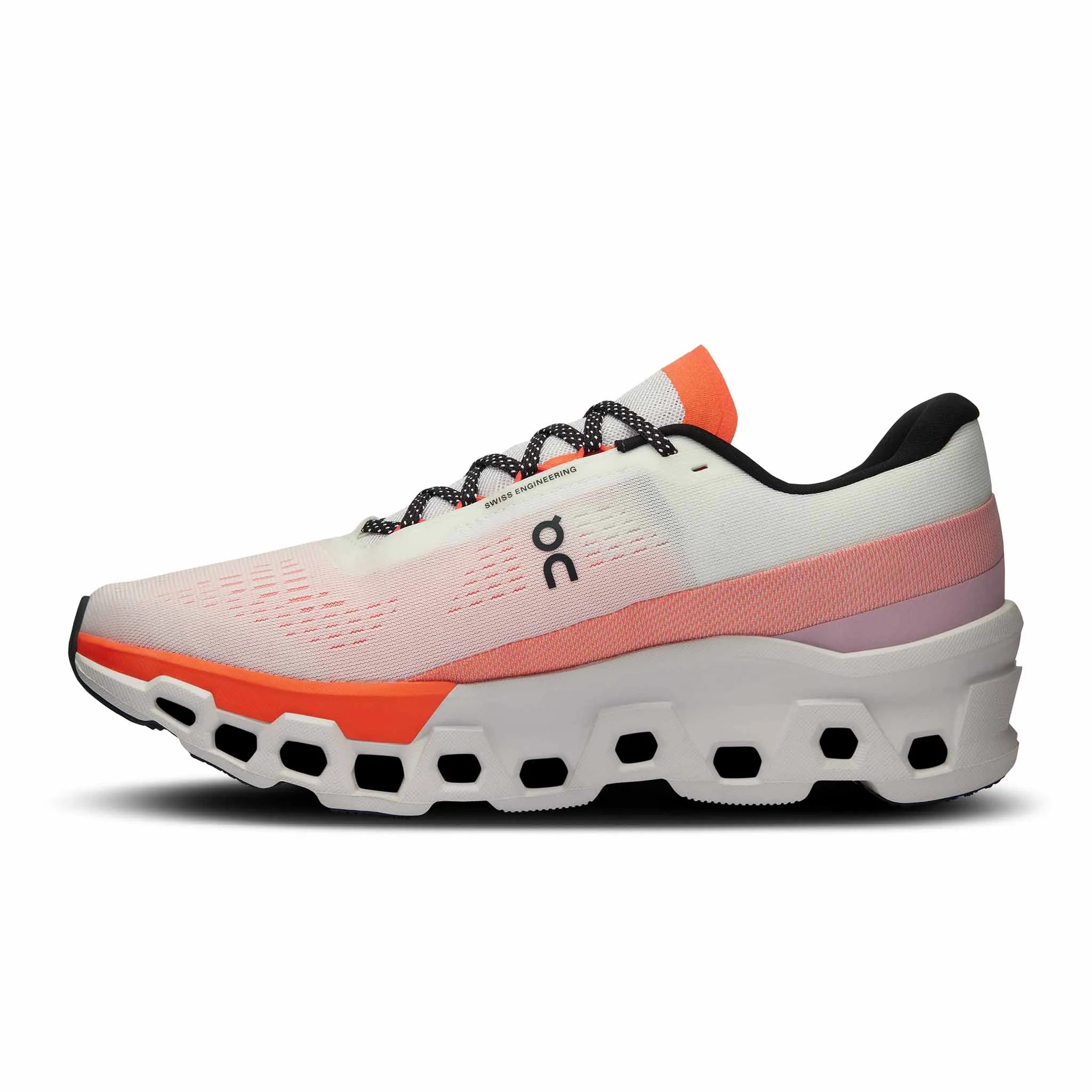 On | Women's Cloudmonster 2 Running Shoes - White/Flame