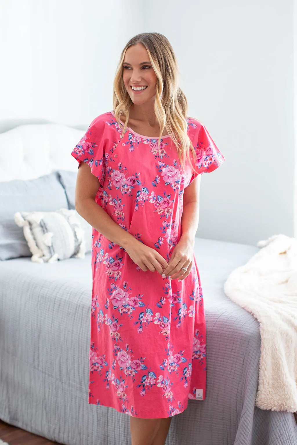 Rose Patient Hospital Gown