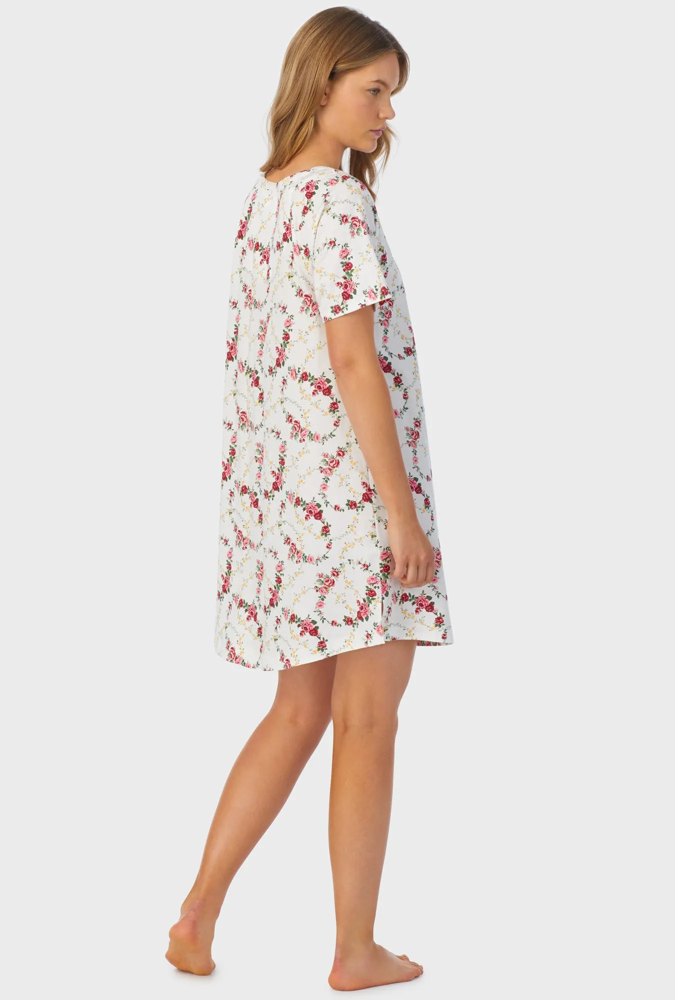 Rose Vine Short Nightshirt