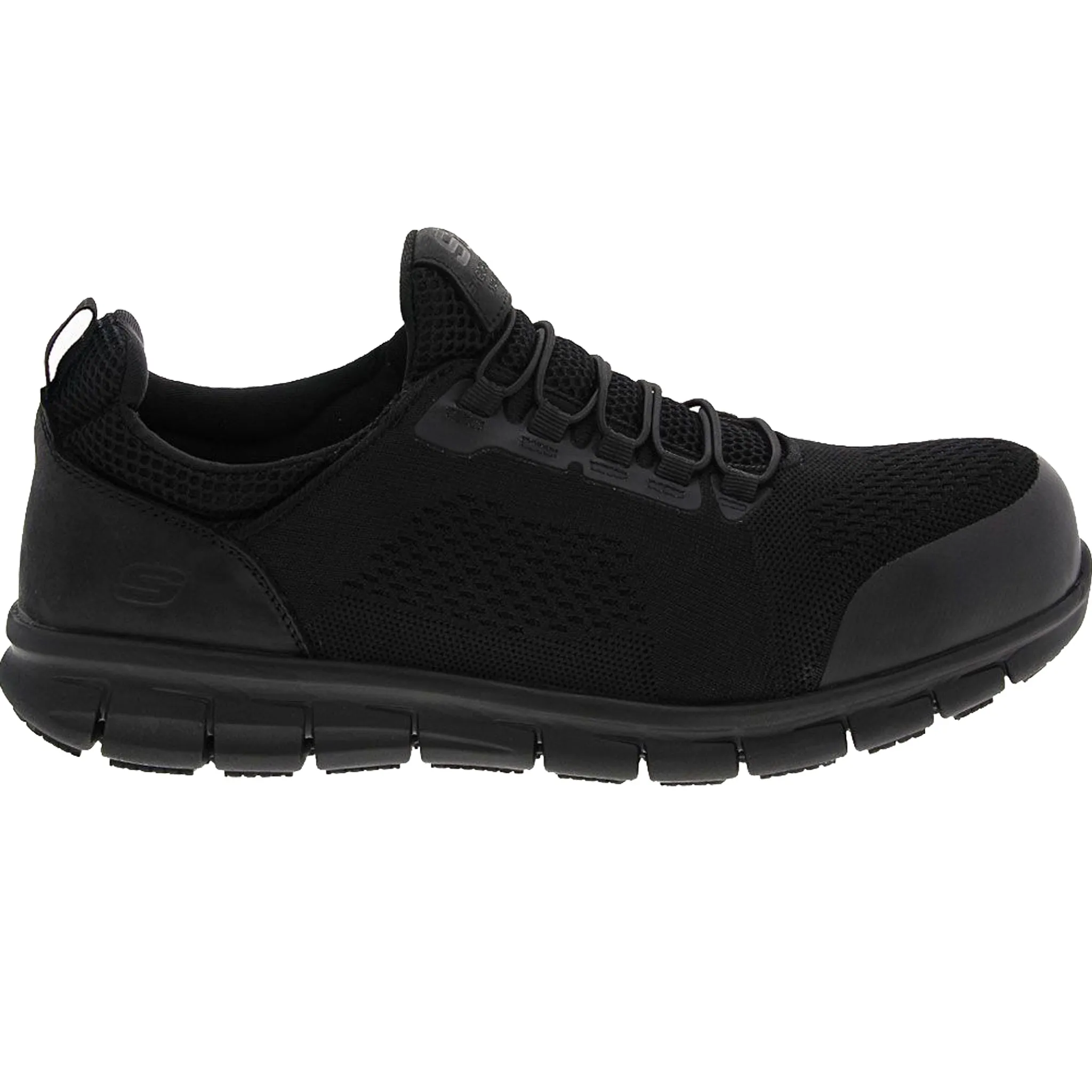 Skechers Men's 200013 Synergy Omat Black Safety Toe Work Shoes