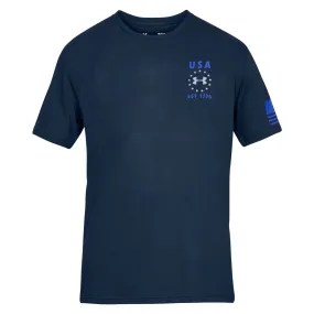 Under Armour USA Emblem T-Shirt Navy