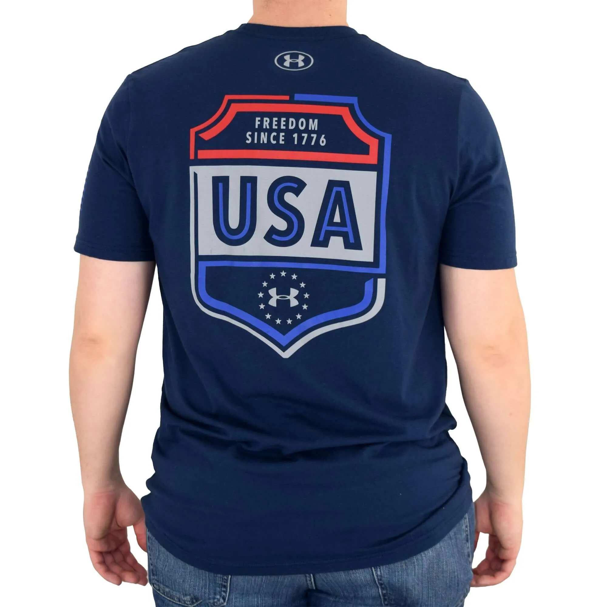 Under Armour USA Emblem T-Shirt Navy